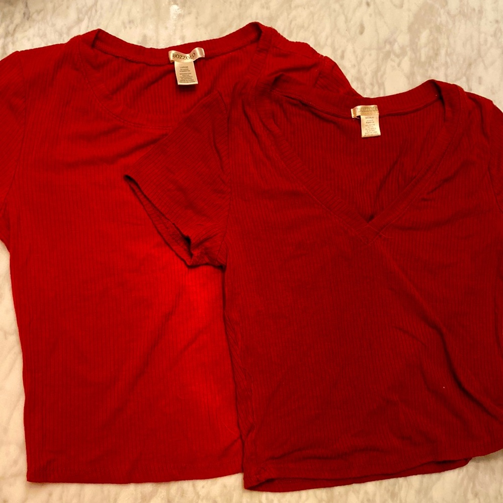 Bozzolo crop tops in size L and M!! Selling $5 each! Perfect for fall season